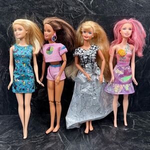 MATTEL INC Barbie Dolls (Set of 4)